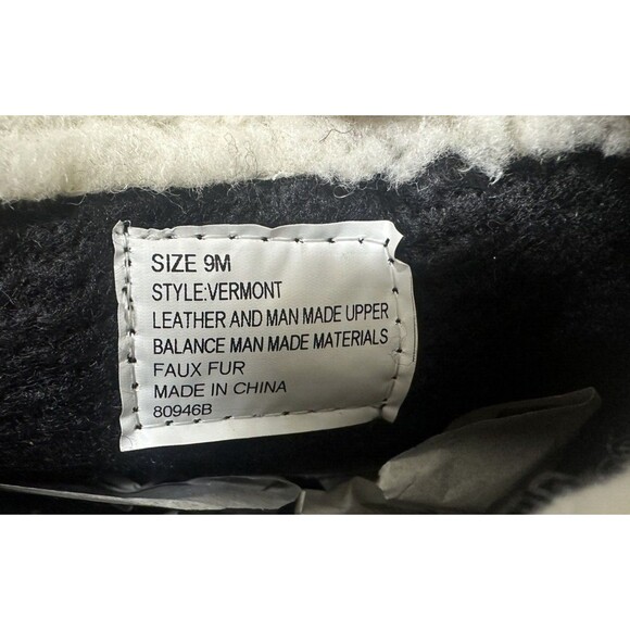 Totes Vermont men size 9 M winter boots brown suede upper and man made materials - Picture 6 of 9